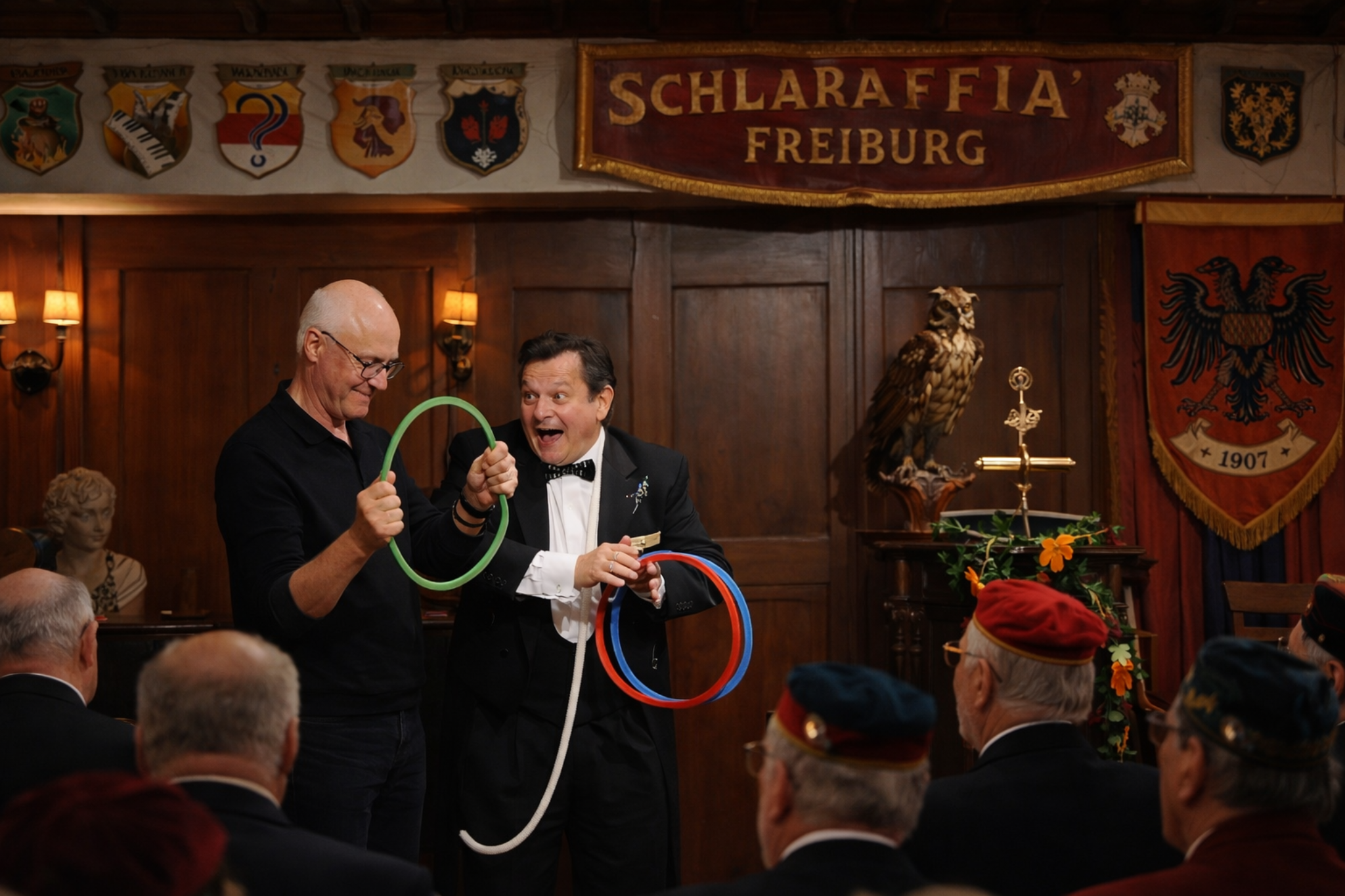 ChaPeau® mit Ringen vor Publikum